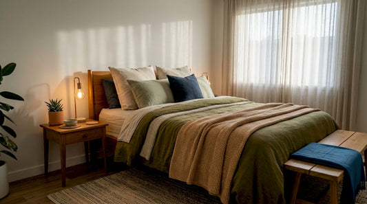 Calm bedroom ideal for restful sleep
