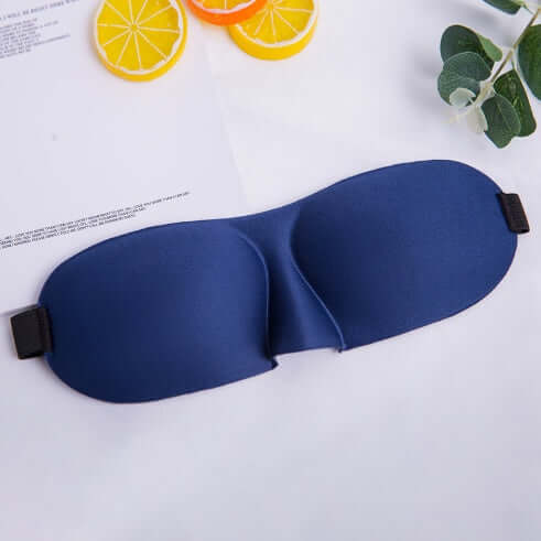 Sleep mask designed for ultimate comfort, featuring a unique nose shape to block out light for restful sleep.