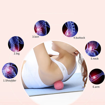 Relaxing Foot Massage Ball for relieving tension in multiple body areas like shoulders, neck, and back.
