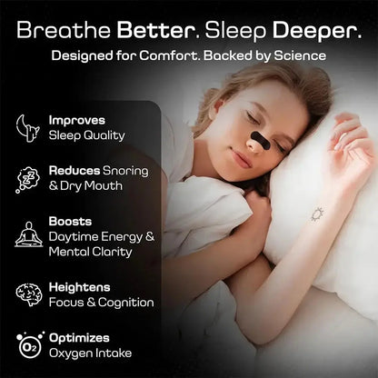 Nasal Strips for Enhanced Breathing Comfort improve sleep quality and reduce snoring while optimizing oxygen intake.