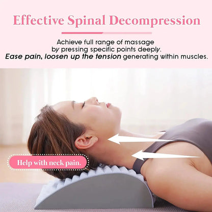 Lower Back Stretcher designed for effective spinal decompression and easing neck pain.