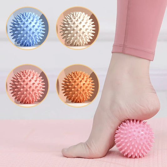 Relaxing Foot Massage Ball providing comfort and relief for tired feet, featuring multiple color options in a portable design.