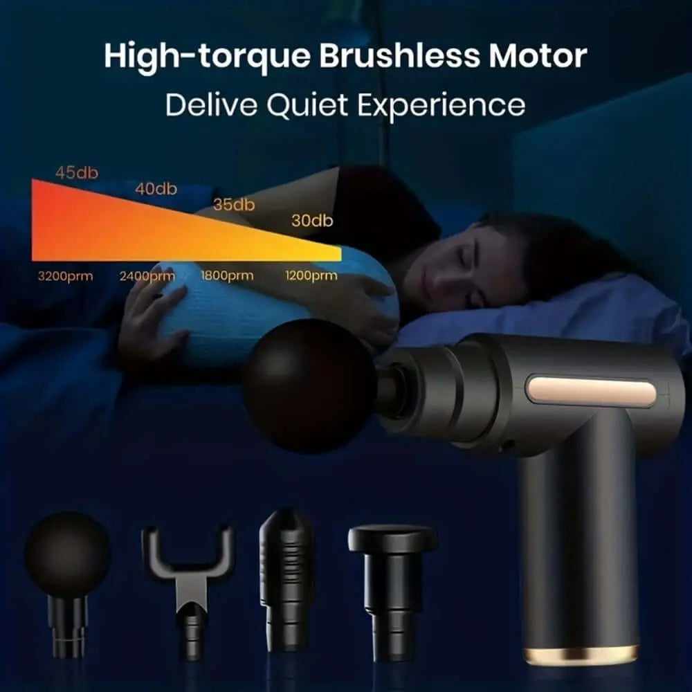 Deep Sleep Neck Massager™ with high-torque brushless motor for a quiet and relaxing experience.